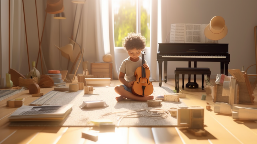 jpico minimal 3D  A young child around 6 years old sitting in  23e0d2b2 c3a8 4929 8ff8 a56ea4093f5f