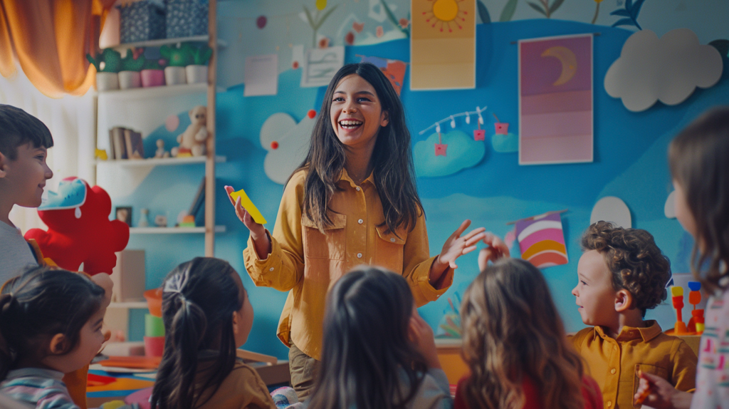jpico An early childhood classroom with soft lighting colorful 1e841750 8480 4f5a ab60 9701e64668f5